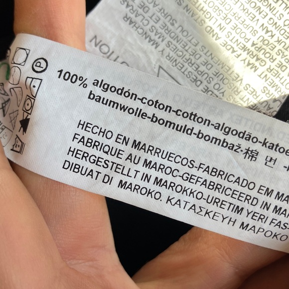 Zara Trafaluc Black Distressed denim vest size small long - Picture 8 of 8